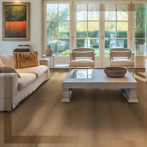 Modern interior showcase featuring premium wood flooring and designer floor tiles available in Nashua.